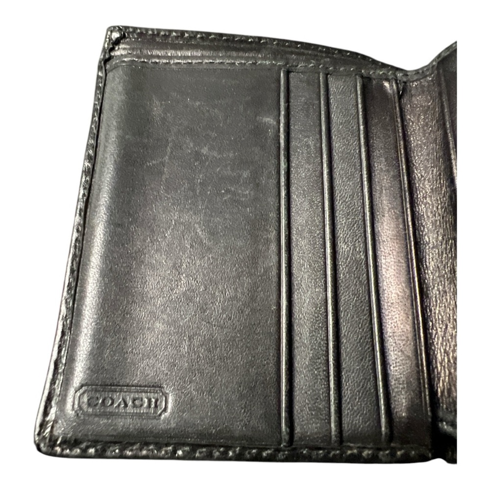 Coach Black and Gold Women's Wallet - Picture 8 of 8